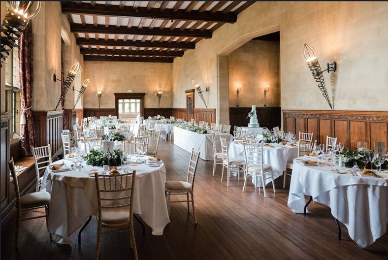 Step 3 — a reference photograph of the real venue room